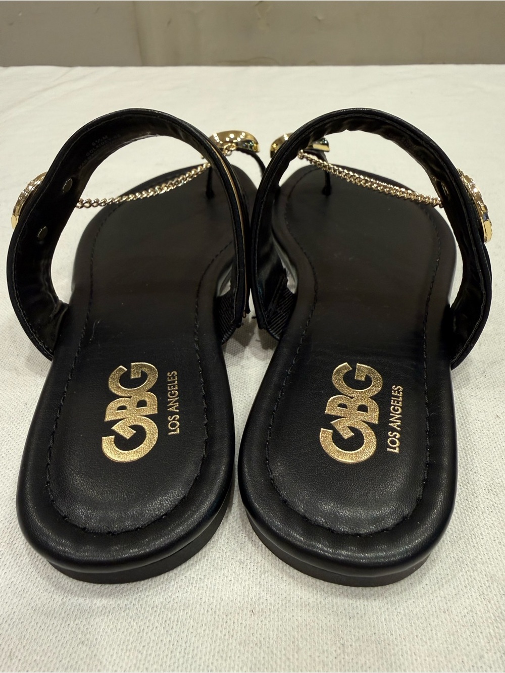 GBG Women's Los Angeles Laidey Sandal Color Black - Picture 6 of 9